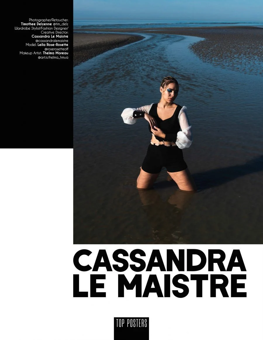 Cassandra Le Maistre dans Top Posters Magazine — photographie des archives