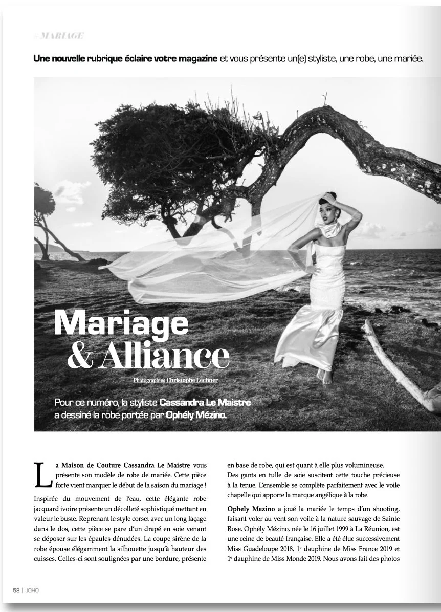 Éditorial mariage dans Joho Magazine