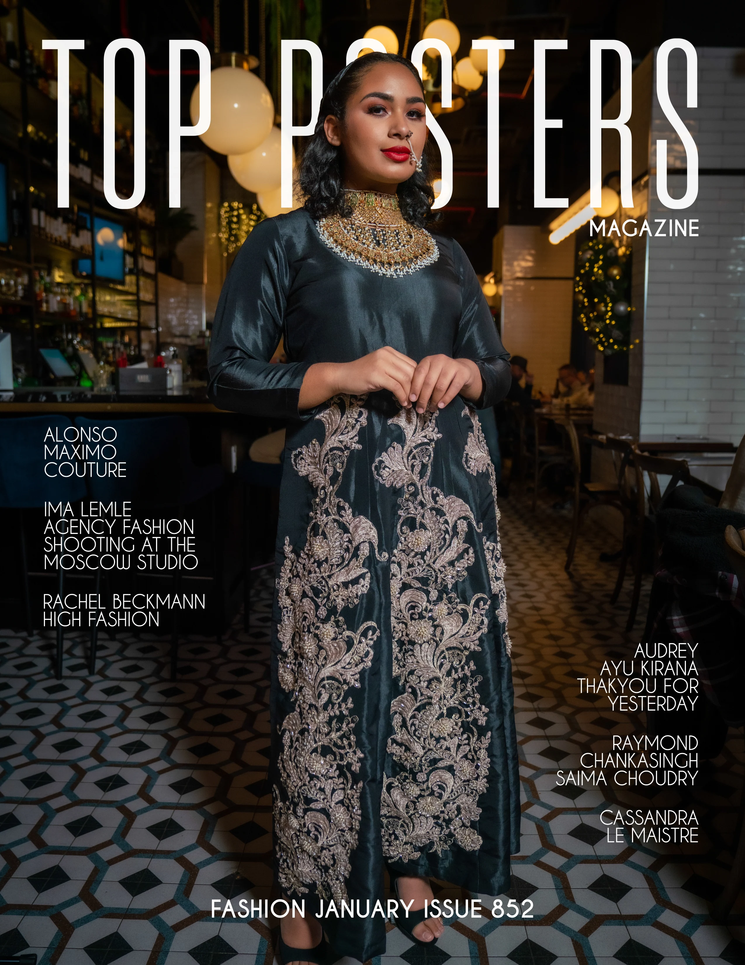 Cassandra Le Maistre dans Top Posters Magazine — photographie des archives
