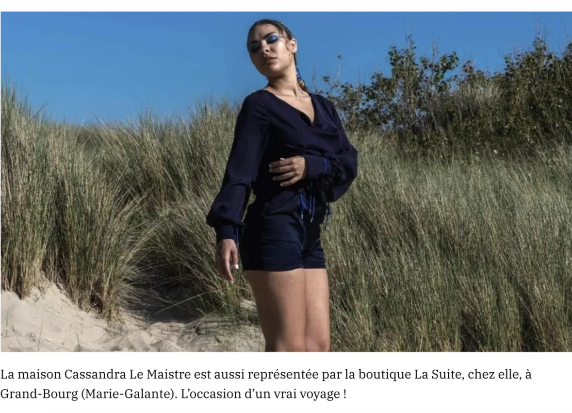 Cassandra Le Maistre, styliste, habillera Miss Guadeloupe pour Miss France — photographie 3