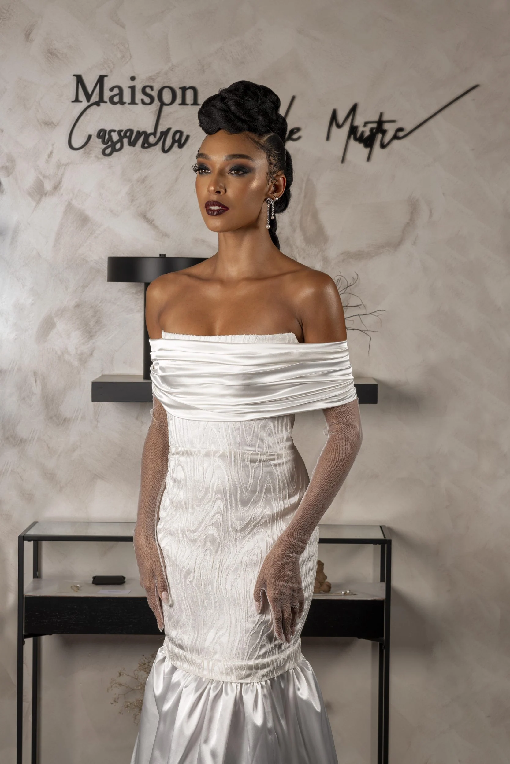 Robe de mariée et détail de confection