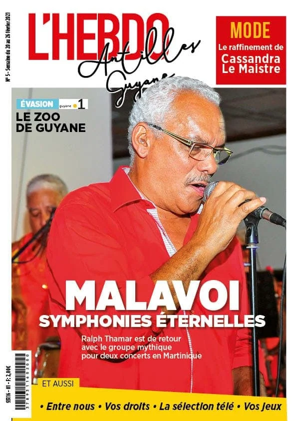Cassandra Le Maistre dans L’Hebdo Antilles Guyane ! — photographie des archives