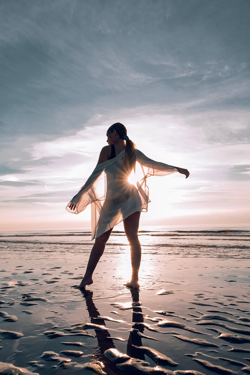 Kimono Écume d'eau — vue 3