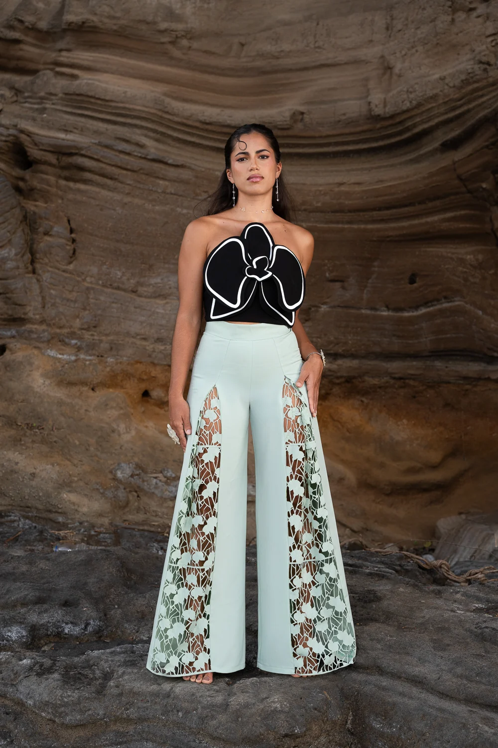 Pantalon dentelle Orchis — vue 4