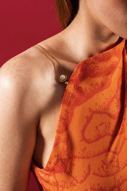 Haut "Diploria" en maille — vue 1
