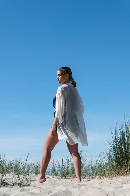 Kimono Écume d'eau — vue 1