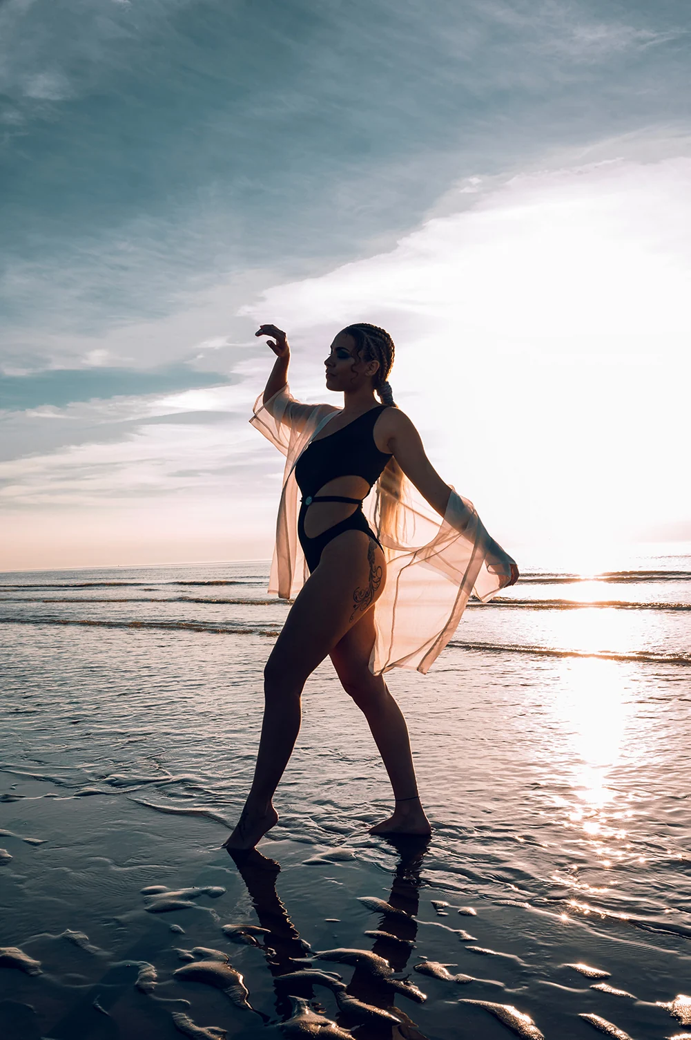 Kimono Écume d'eau — vue 5